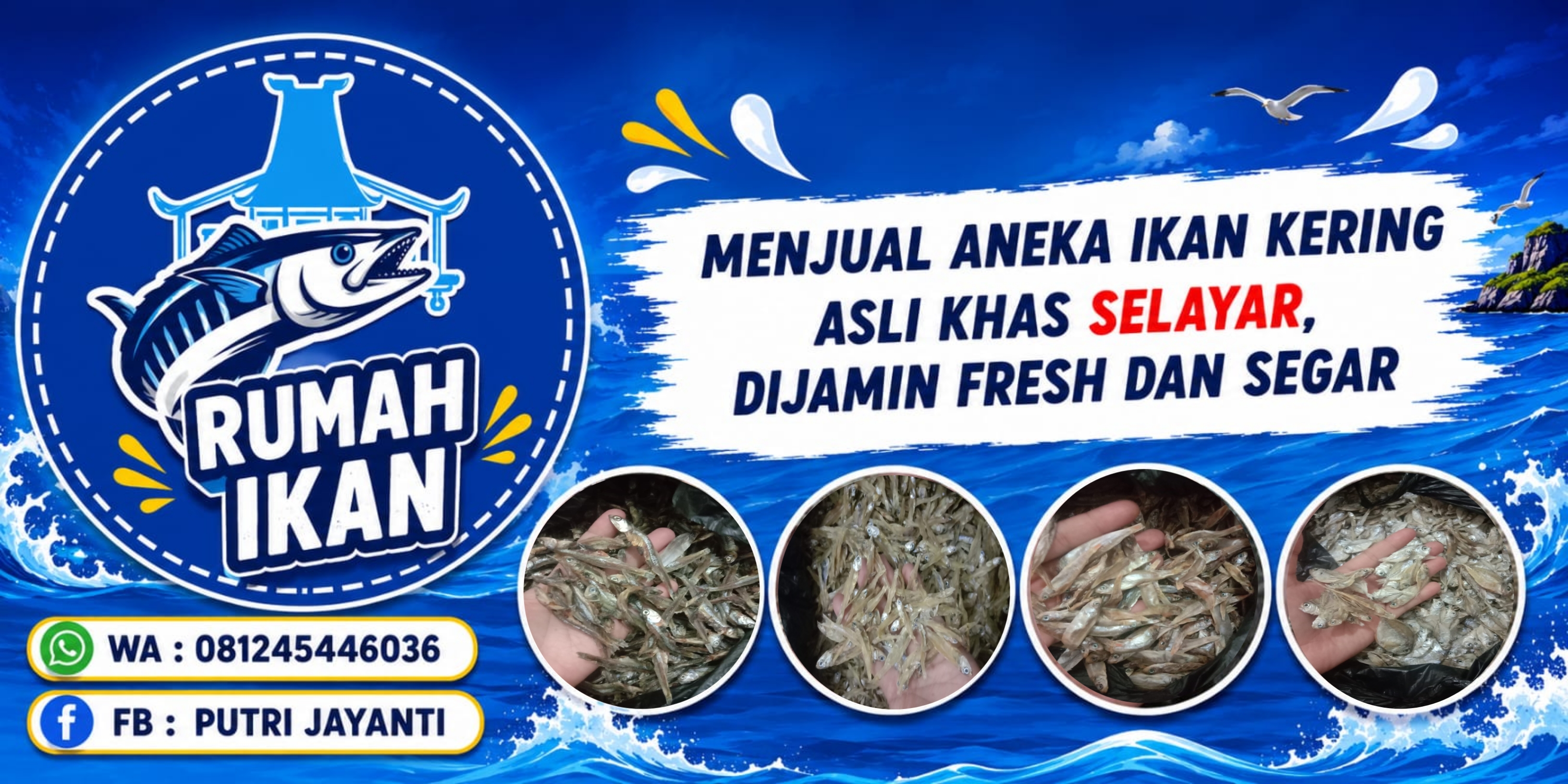 Ikan kering pilihan Rumah Ikan